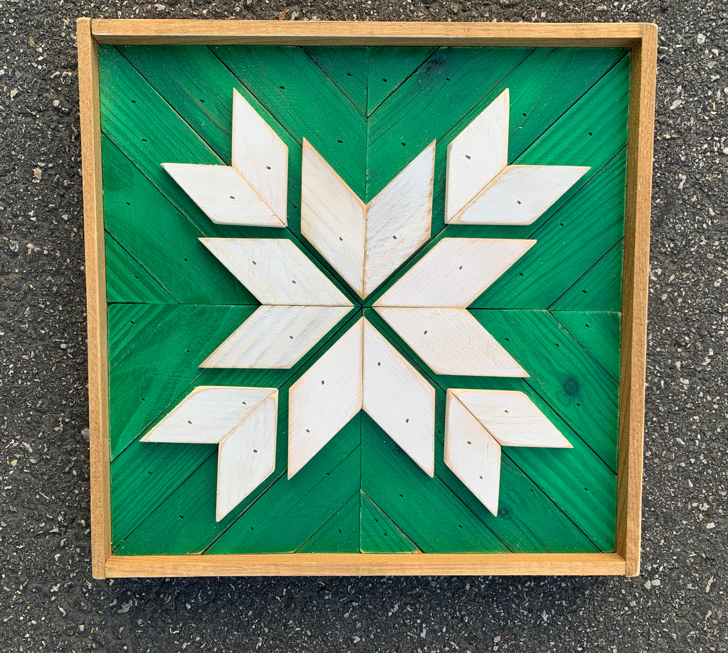 Snowflake Mosaic Green